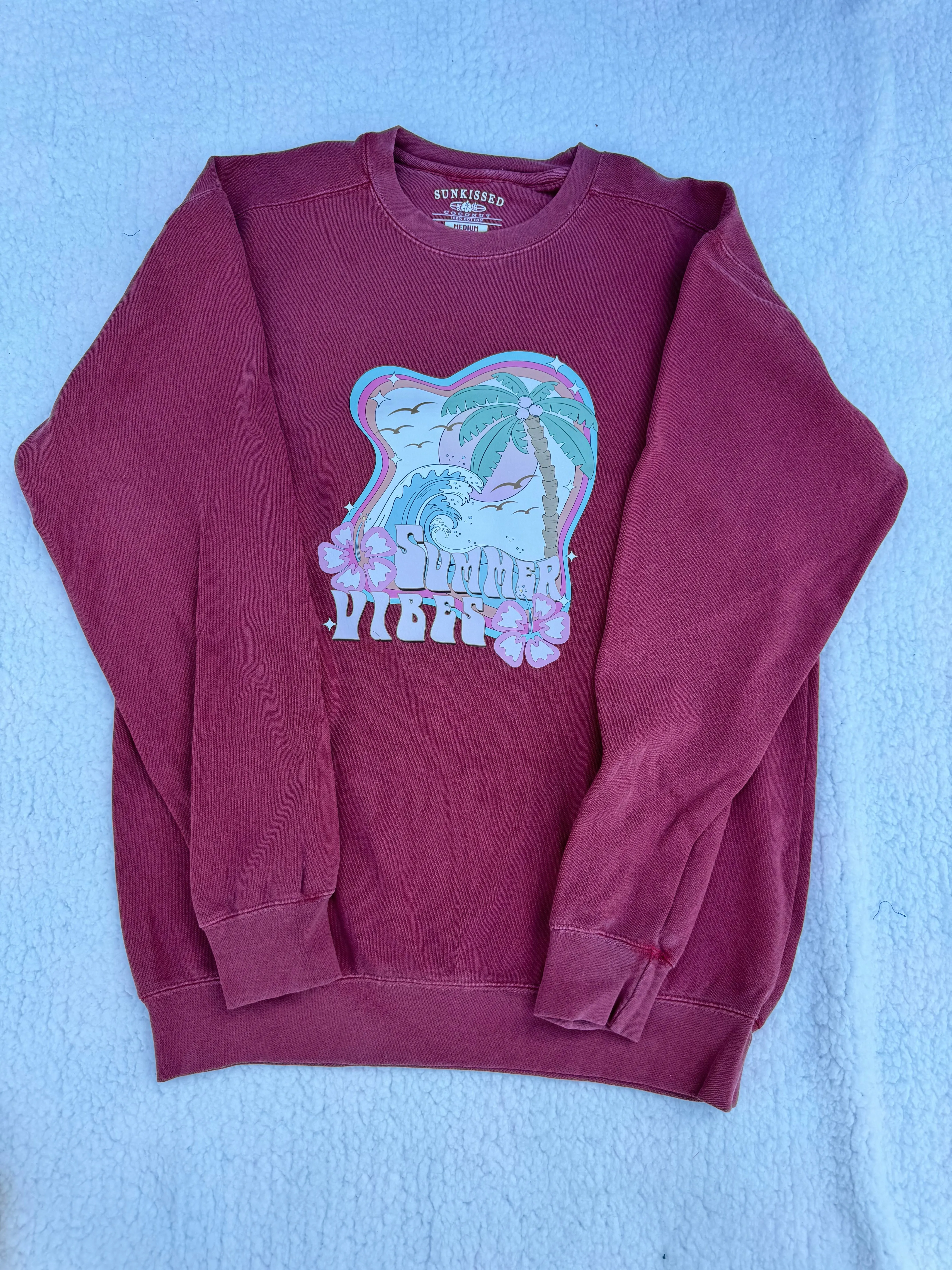 Summer Vibes Comfort Colors Sweatshirt