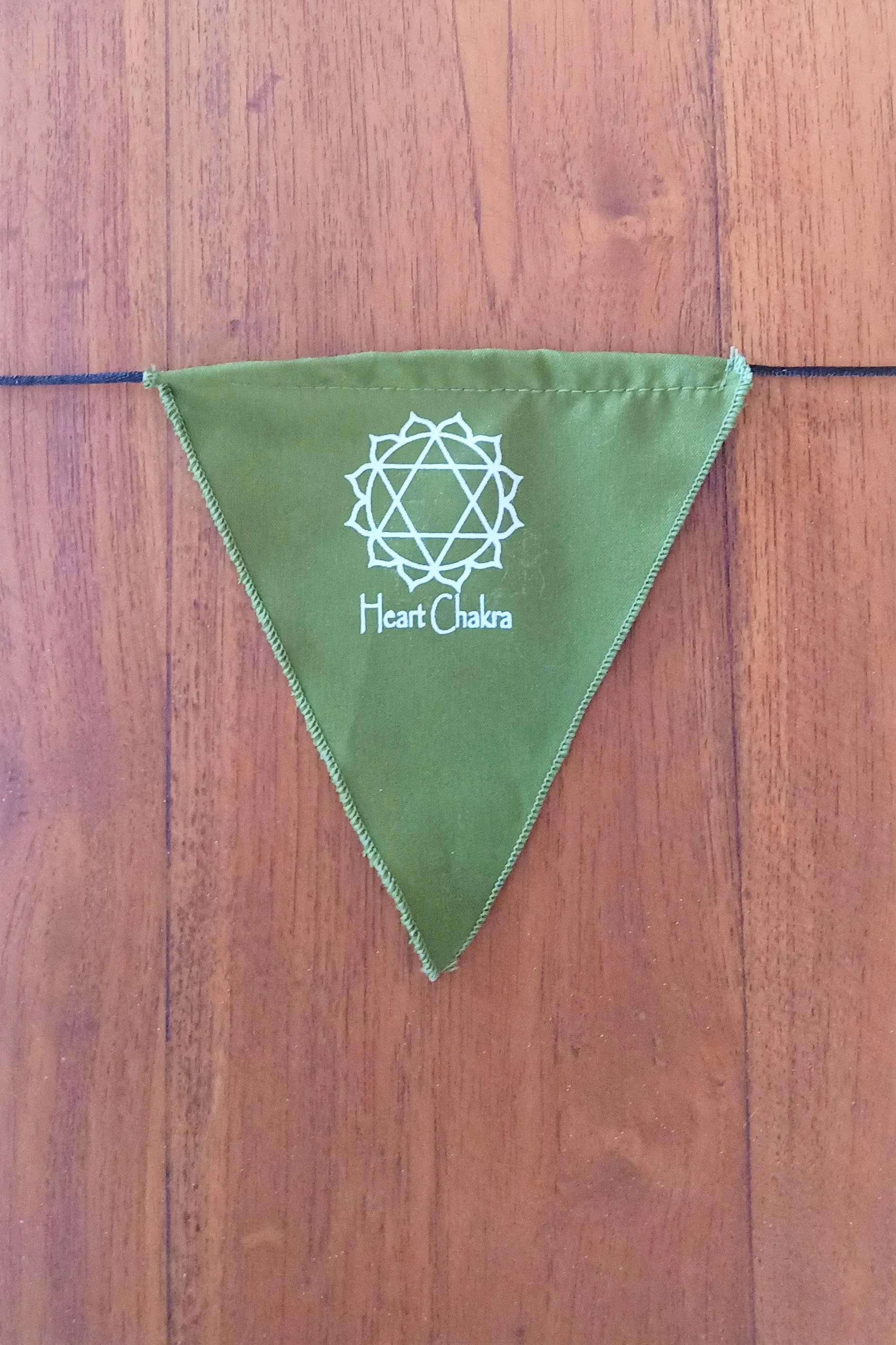 Triangle Printed Chakra Flags