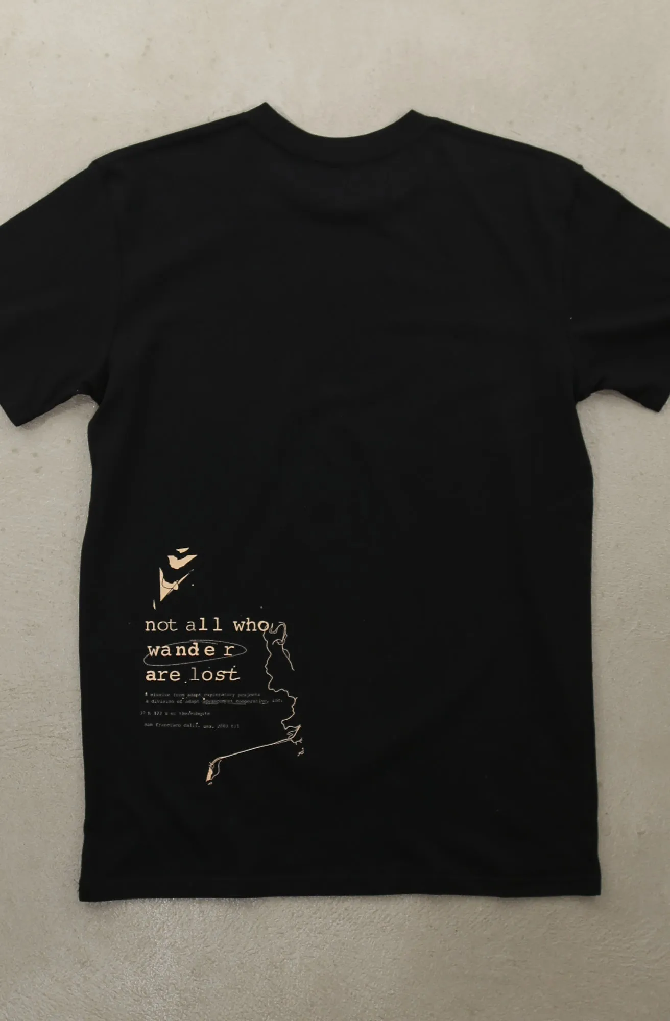 Wander (Men's Black A1 Tee)